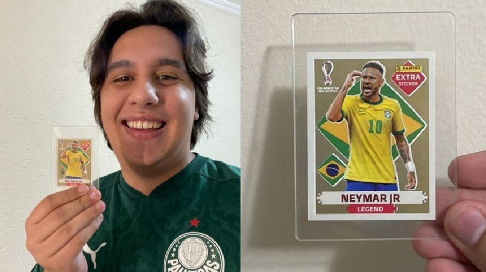 Álbum da Copa 2022: figurinha rara de Neymar é vendida por R$ 9