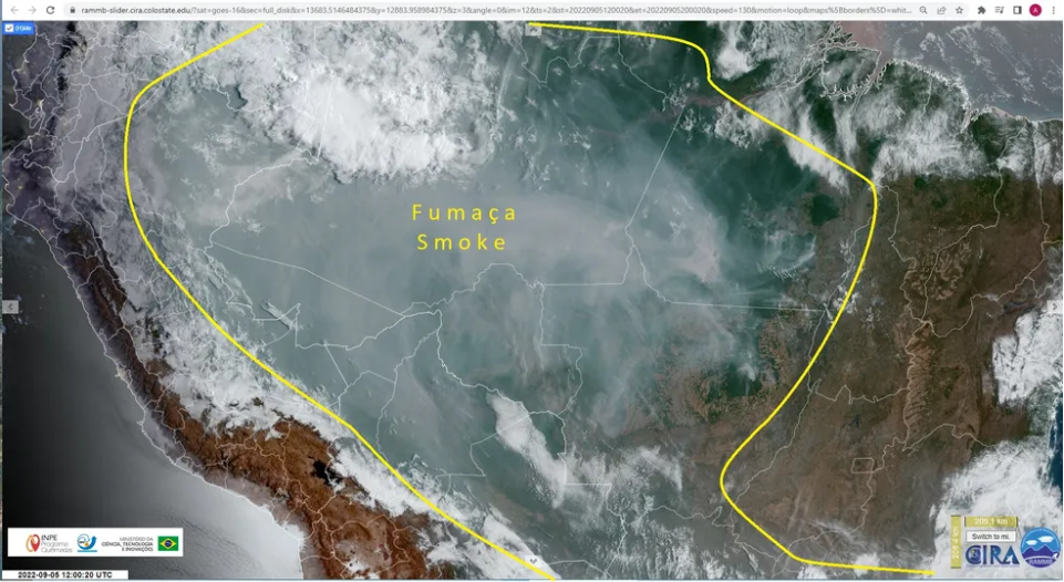 7-9-22 Fumaça na Amazonia