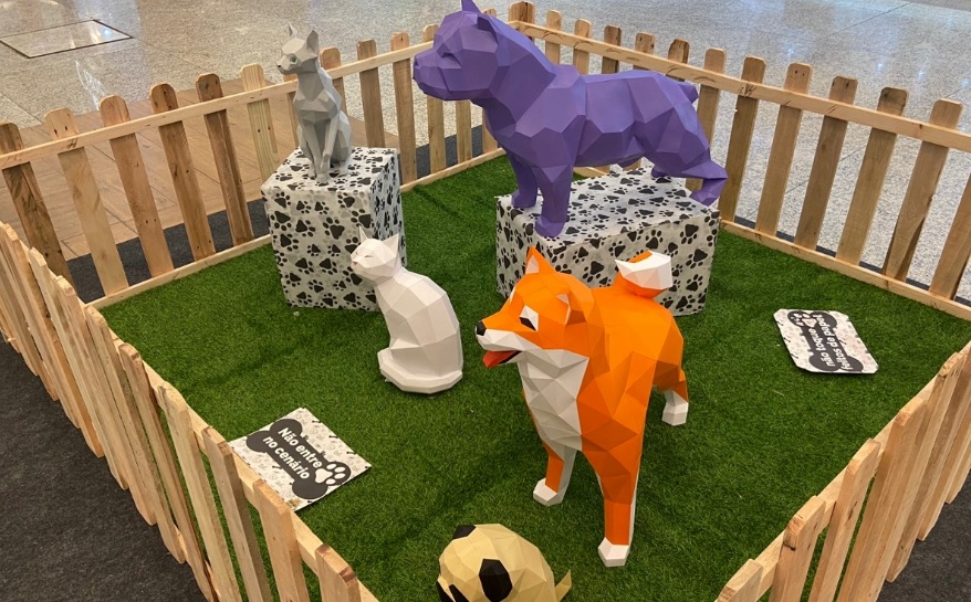 22-1-23 Exposição Mundo Pet de Papel