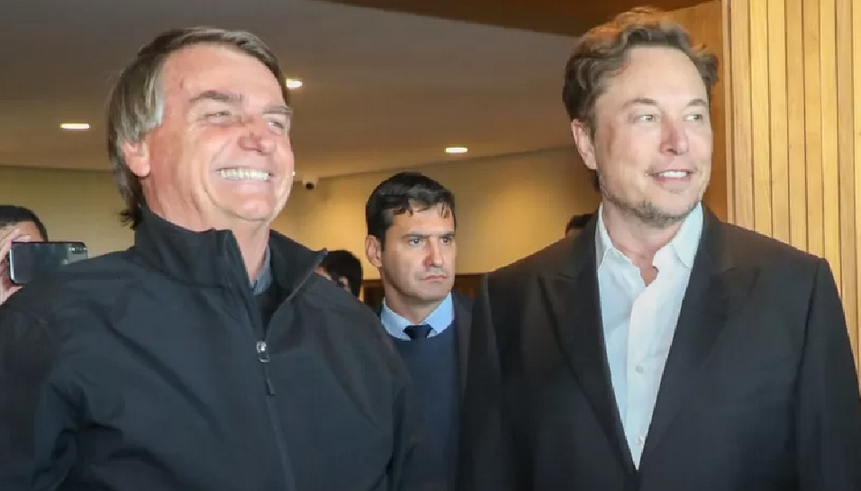 5-6-23 Bolsonaro e Musk internet na Amazônia