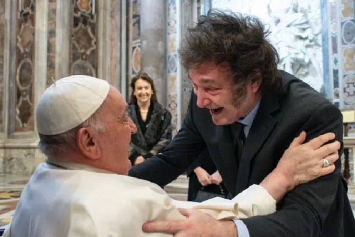 11-2-24 Milei visita papa Francisco