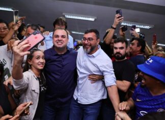 Roberto Cidade lança pré-candidatura à Prefeitura de Manaus, ao lado do presidente nacional do União Brasil