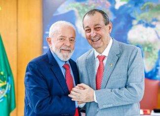 Omar se reúne com Lula e fala sobre desafios da seca, novo Porto de Manaus e da BR-319