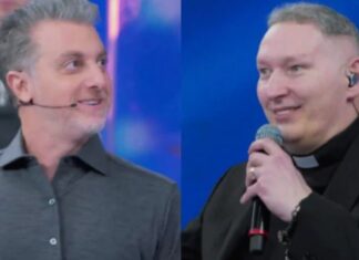 Luciano Huck choca com pergunta maliciosa para padre Marcelo Rossi