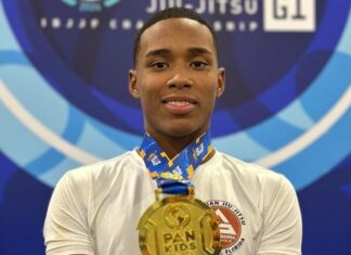 Com apoio da Prefeitura de Manaus, atleta Wenderson Maia conquista ouro no jiu-jitsu do Pan Kids No-Gi