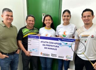 Dupla do ‘Manaus Olímpica’ vai disputar campeonato de badminton, no Chile