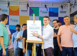 David Almeida entrega campo do Bebé revitalizado e reforça compromisso com o esporte e a população de Manaus