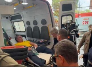 Bolsonaro será transferido para Brasília em UTI área, diz senador