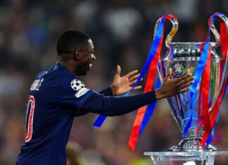 Dembélé brilha na Liga dos Campeões e entra na disputa pela Bola de Ouro