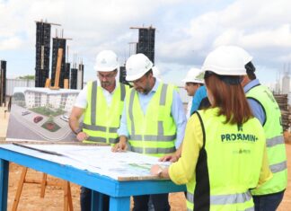 Wilson Lima vistoria obras do Residencial Novo Aleixo, na zona norte de Manaus