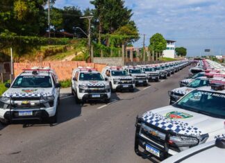 Wilson Lima entrega mais de 360 novas viaturas para reforço da segurança na capital