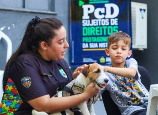 Setembro Verde: SEPcD divulga resultado para atividade lúdica com cães da Polícia Militar