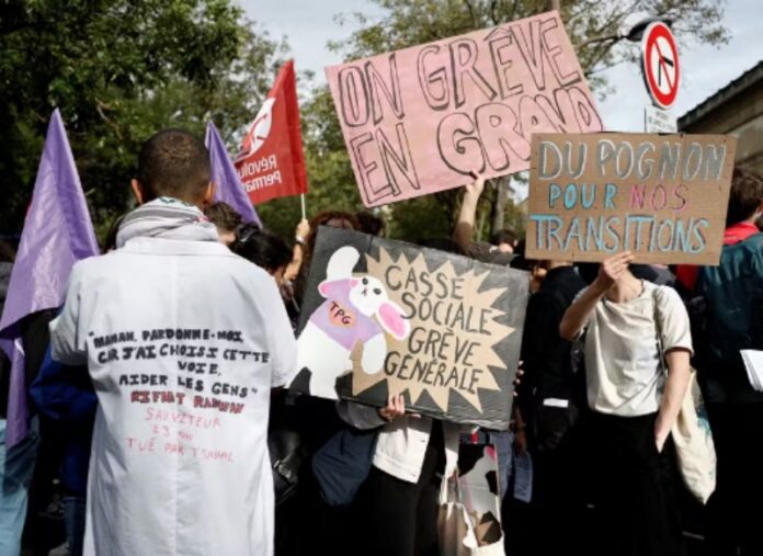 10-9-25 Protestos na França