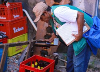 Profissionais são capacitados para execução de levantamento do índice de infestação do Aedes aegypti em Manaus