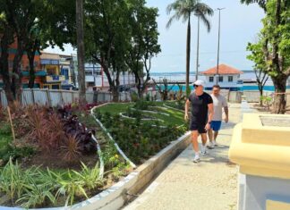 David Almeida fiscaliza obras que unem história e inclusão no Centro de Manaus