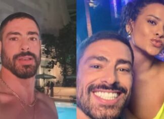 Cauã Reymond posta foto com Bella Campos em final de “Vale Tudo”