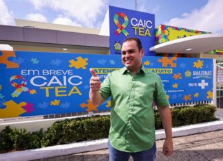 Roberto Cidade comemora inauguração de mais um centro especializado para crianças com TEA (CAIC TEA), na zona Norte