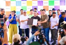 David Almeida assina ordem de serviço para recapeamento do ramal da Fazenda da Esperança