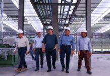 Eduardo Braga visita instalações de nova fábrica de pneus que deve gerar até 1.200 empregos em Manaus