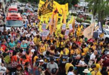 Marcha Mundial pelo Clima reúne milhares de pessoas em Belém