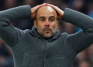 Pep Guardiola vira alvo de críticas após derrota do City