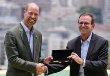 Cacique Cobra Coral está no RJ para afastar chuvas durante visita do príncipe William, diz jornal