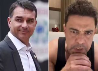 Flávio Bolsonaro detona Zezé Di Camargo após cantor dizer que SBT ‘se prostituiu’