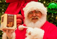 Promoção de Natal do Amazonas Shopping distribui panetone Lindt e sorteia carro Chevrolet Spark EUV Activ