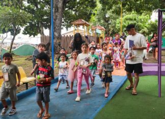 Primeira colônia de férias da Prefeitura de Manaus reúne 510 crianças no parque Cidade da Criança