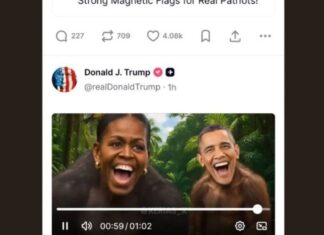 Trump compartilha vídeo racista que retrata os Obamas como macacos