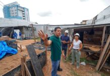 Delegado Péricles fiscaliza obras do telhado da Radioterapia da Fcecon e anuncia entrega para março