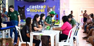 Bairro Japiim recebe castração gratuita pelo Castramóvel da Sepet, do Governo do Amazonas