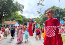 Primeiro bailinho de Carnaval no parque Cidade da Criança reúne quase 800 visitantes neste sábado