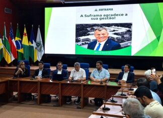 Suframa realiza despedida de Bosco Saraiva e anuncia Leopoldo Montenegro como novo superintendente