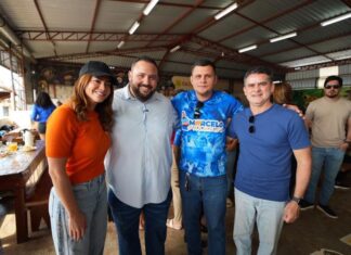 David Almeida amplia presença no interior e consolida articulação em Presidente Figueiredo