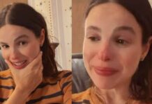 Sthefany Brito chora ao relatar que recebeu sinal espiritual do pai: ‘Foi emocionante’