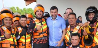 Wilson Lima desembarca em Nova Olinda e dá início a nova rodada de agendas pelo interior do Amazonas