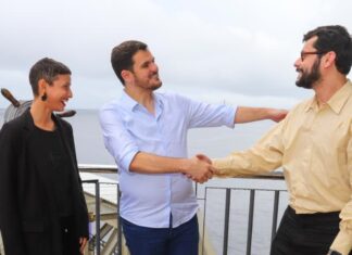 Renato Junior e representantes da 99 alinham implantação de pontos de apoio aos trabalhadores de aplicativos