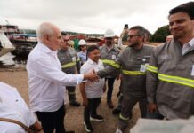 Em visita ao complexo Azulão, vice-governador Serafim Corrêa destaca potencial energético do Amazonas