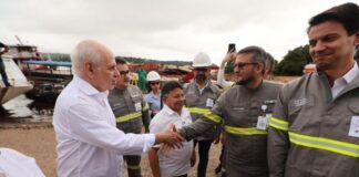 Em visita ao complexo Azulão, vice-governador Serafim Corrêa destaca potencial energético do Amazonas