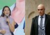 Michelle Bolsonaro chama Moraes de ‘irmão em Cristo’ em evento no DF: ‘Liberou o cabeleireiro’