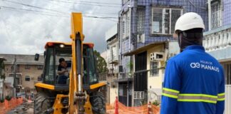 Trata Bem Manaus: Obras de esgoto avançam em 13 áreas de Manaus nesta semana