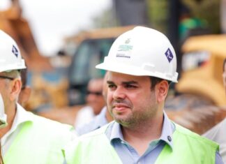 Em Rio Preto da Eva, Roberto Cidade dá início à última etapa das obras de modernização da AM-010