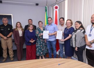 Roberto Cidade assina ordem de serviço para implantação da Delegacia Especializada em Crimes contra o Meio Ambiente