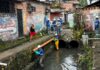 Obra leva pela primeira vez esgotamento sanitário a comunidade de rip-rap em Manaus
