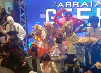 Arraiá Geek 2026 mistura cultura pop e tradição junina em programação gratuita no Shopping Ponta Negra