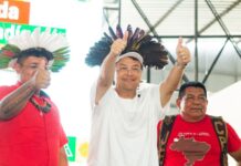 Em São Gabriel da Cachoeira, Eduardo Braga inaugura obras e reforça compromisso com os povos indígenas