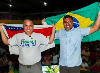 Wilson Lima destaca fortalecimento da segurança pública durante lançamento da pré-candidatura de Vinícius Almeida