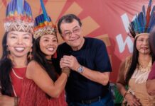 Eduardo Braga lança pré-candidatura de Vanda Witoto e defende maior representação indígena no Congresso