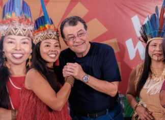 Eduardo Braga lança pré-candidatura de Vanda Witoto e defende maior representação indígena no Congresso
